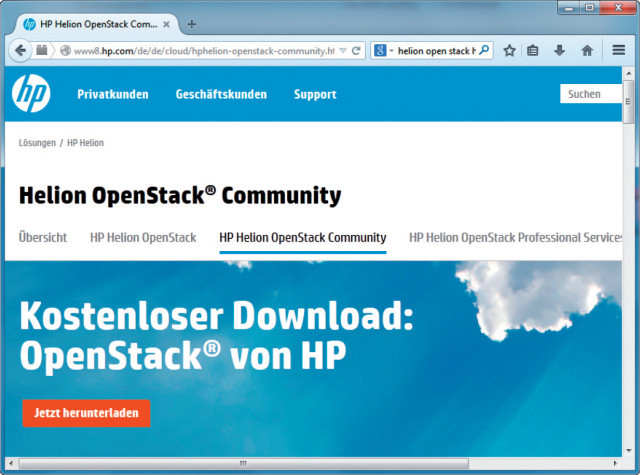Die Helion Community-Edition von OpenStack