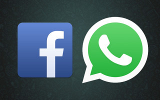 Facebook und WhatsApp Logo