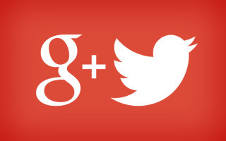 Google Plus Twitter