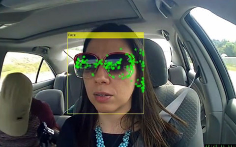 Autofahrer Gesicht-Tracking