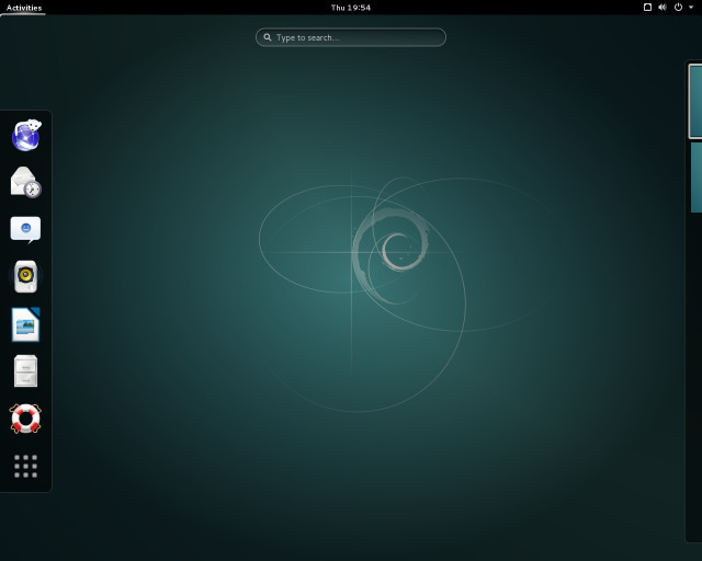 Debian Screenshot Gnome
