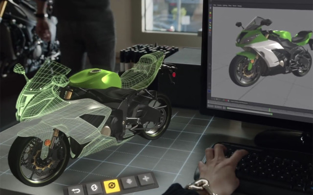 Motorrad via Augmented Reality