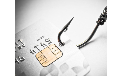 Kreditkarte mit Haken