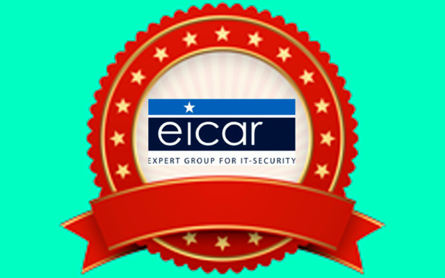 Eicar-Siegel für Vertrauenswürdigkeit