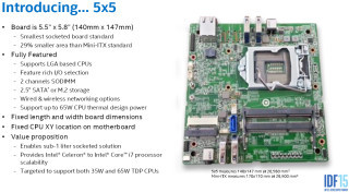 Intel 5x5 Motherboard