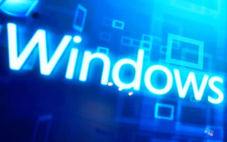 Microsoft Windows Schriftzug