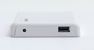 Stabiler Anschluss USB A: Die Festplatte Airy von CN Memory war das einzige Gerät im Test, das einen stabileren USB-A-Anschluss hat.