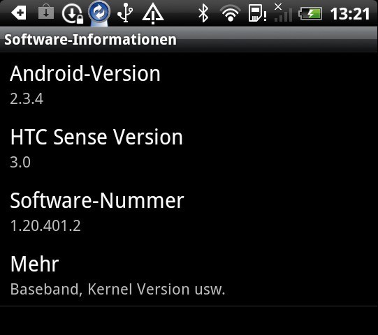 Android-Version: Schauen Sie in den Telefoninfos nach, welches Android installiert ist (Bild 2).