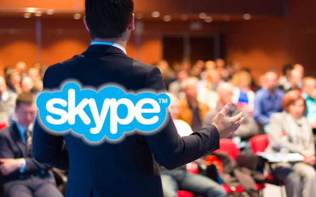 Skype-Veranstaltung