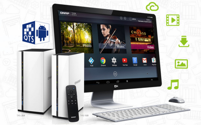 Qnap TAS-x68-Serie mit Android