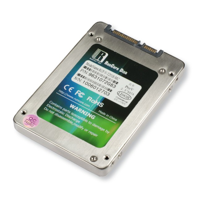 Runcore Pro V SATA III: Die SSD ist mit knapp 530 MByte/s Lesegeschwindigkeit der Turbo bei den SSDs unter 128 GByte (Bild 3).