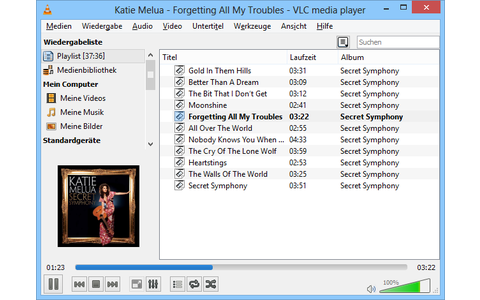 Der VLC Media Player spielt nicht nur lokal gespeicherte Audio- und Video-Dateien, sondern auch Musik von DLNA-Servern oder Netzwerkstream aus dem Internet.
