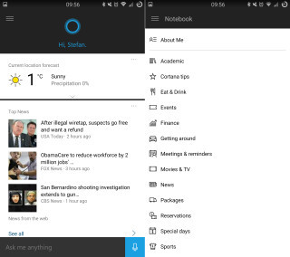 Cortana in Android