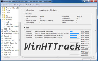 Web-Grabber: WinHTTrack 3.47-2 erschienen