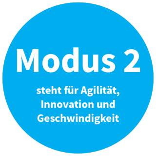 Modus 2 steht in der Bimodalen IT für Agilität, Innovation und Geschwindigkeit.