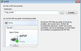 Virtueller PDF-Drucker: DoPDF 7.3.391 erschienen