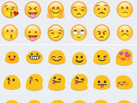 Emojis in Android und iOS