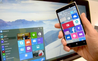 Windows 10 auf Desktop und Smartphone