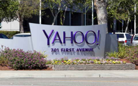 Yahoo Eingangsschild