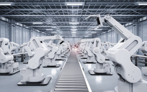 Roboter in der Fabrik 4.0