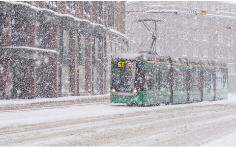 Helsinki im Schnee