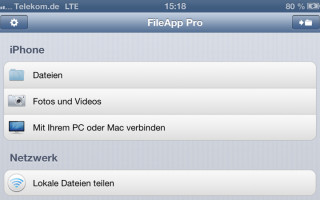 iOS-Dateimanager: Fileapp Pro heute preisreduziert