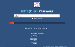Teste (d)ein Passwort: Online-Check zur Passwortsicherheit