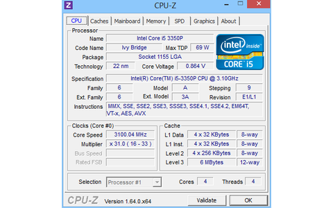 CPU-Z liefert detaillierte Informationen über Prozessor, Hauptplatine und RAM-Speicher.
