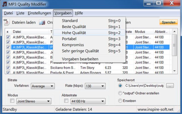 Musikstücke runterrechen: MP3 Quality Modifier 2.53 erschienen