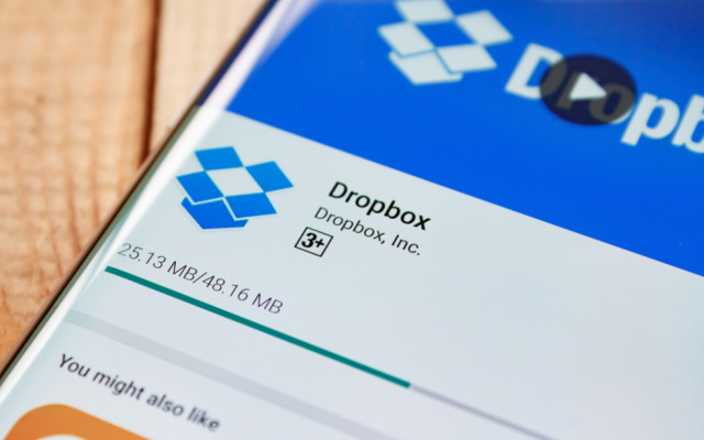 Dropbox-App auf dem Smartphone