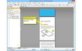 PDF-Dokumente lassen sich mit dem PDF-Xchange Viewer auch editieren. So haben Sie beispielsweise die Möglichkeit, das PDF-Dokument über „Werkzeuge, Anmerkungen, Kommentar“ mit kurzen Notizen zu versehen.