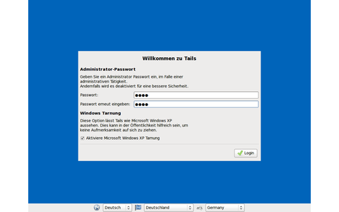 Tails ist ein Live System, das nur im Arbeitsspeicher läuft und keine Daten auf die Festplatte des PCs schreibt.