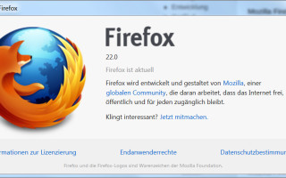 Freier Browser: Firefox in der Version 22 erschienen