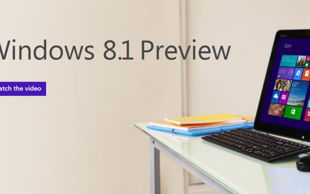 Microsoft: Windows 8.1 Preview ist da