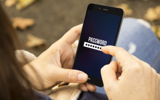 Passwort-Eingabe auf dem Smartphone