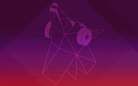 Offizielles Wallpaper von Ubuntu 19.04 Disco Dingo