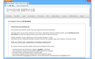 DynDNS Service: Der deutschsprachige Dienst DynDNS Service unterstützt bis zu drei kostenlose Subdomains. Es steht der Domainname „.dyndnss.net“ zur Verfügung.