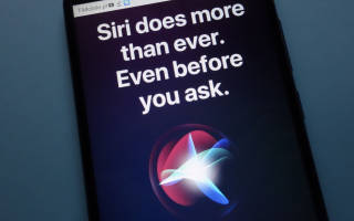 Siri-Hinweis auf iPhone-Bildschirm