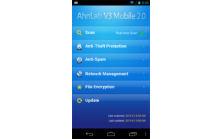 Platz 5 — AhnLab V3 Mobile 2.1: Erkennungsrate 99,5 %, Gesamtpunktzahl 12,5 Punkte