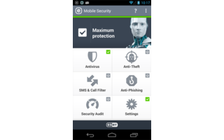 Platz 7 — ESET Mobile Security 2.0: Erkennungsrate 99,4 %, Gesamtpunktzahl 12,5 Punkte