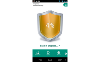 Platz 2 — Kaspersky Mobile Security 11.1: Erkennungsrate 99,7 %, Gesamtpunktzahl 12,5 Punkte