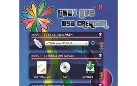 Platz 16 – LinuxLive USB-Creator: Das Programm erstellt auf Ihrem USB-Stick ein bootfähiges Live-System