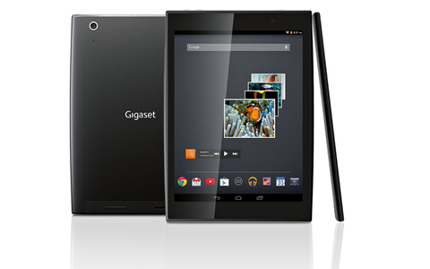 Gigaset QV830: Das Android-Tablet mit 8-Zoll-Display wird von einem Quad-Core-Prozessor mit 1 GByte Arbeitsspeicher angetrieben. Als Speicher stehen nur 16 GByte zur Verfügung.
