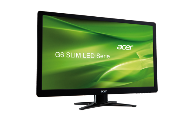 Acer G226HQLBbd: 21,5 Zoll, Panel TN + Film, 5 ms Reaktionszeit, Kontrast 1000:1, 200 cd/m² Helligkeit.