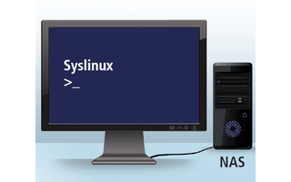 3. Der PC bootet Syslinux vom NAS