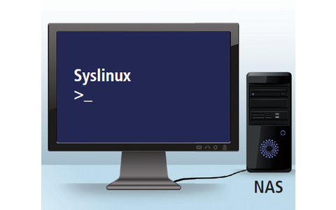 3. Der PC bootet Syslinux vom NAS