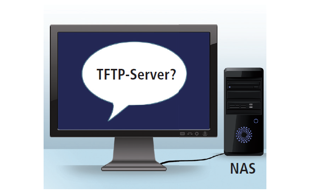 2. Der PC sucht einen TFTP-Server
