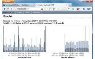 Darkstat für Synology - Die Open-Source-App überwacht den Netzwerkverkehr Ihres Synology-Servers. Die Freeware liefert hierfür die Aufzeichnungsdaten in detaillierten Statistiken.