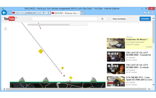 Der Spiele-Klassiker Missile Command ist in Youtube als Easter Egg zu finden. Tiuppen Sie während der Video-Wiedergabe einfach 1980 ein.