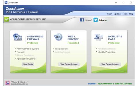 Check Point ZoneAlarm PRO Antivirus + Firewall